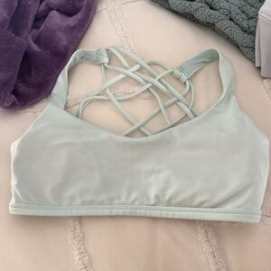 Lululemon Free To Be Bra Wild Light Support A/B Cup Island Mist size 6